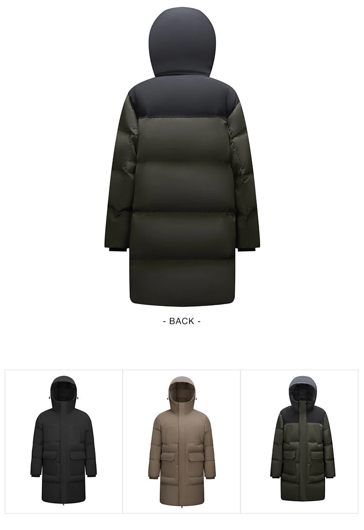 Semir Men's Premium Long Down Jacket | Waterproof
