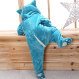 Pokemon Costume 0-5 Y Baby Snorlax Romper Anime Cosplay Kigurumi Cute Pajama Boys Girls Onesie Halloween Clothes