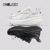 ONEMIX 2025 Winter Training Running Shoes for Men Sport Shoes Leather Warm Wear-resistant Female Jogging Shoes Walking Sneakers