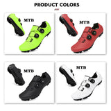Cycling Sneaker MTB Men Sport Road Bike Boots Flat Racing Speed Sneakers Trail Mountain Bicycle Footwear Spd Pedal Cycling Shoes