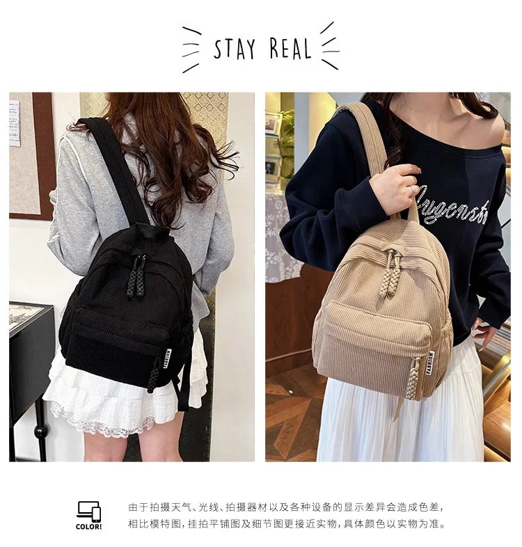 Fashion Travel Girl Book Bag Large Capacity Student Backpack College School Bag Women Backpacks for Commuting bolsa feminina