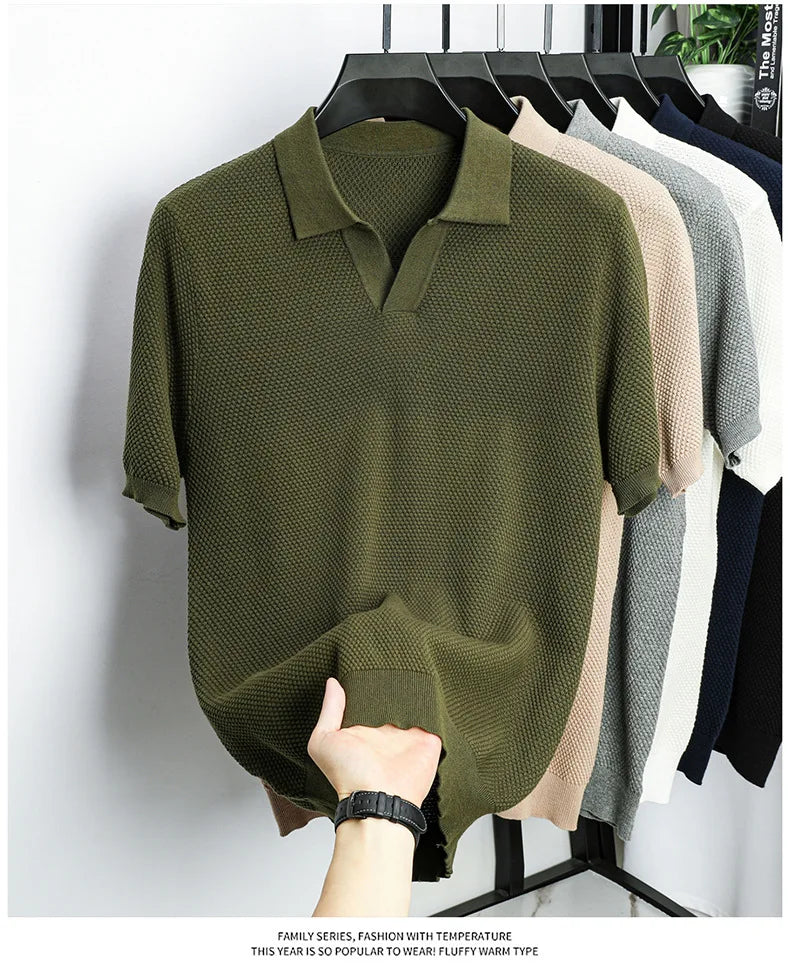 Men's Premium Cotton Polo Shirt | Relaxed Summer Fit