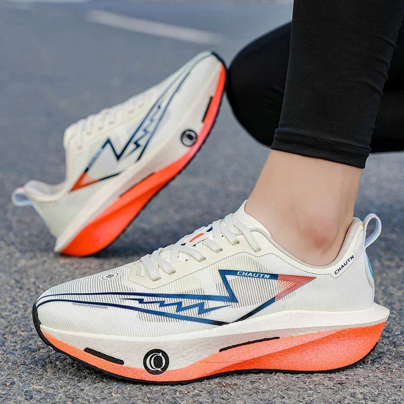 Men Running Shoes Carbon Board Speciality Marathon Athletic Nonskid Sneakers Sports Breathable Lightweight Women's Comfortable