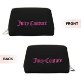 J-Juicy-C-Couture Makeup Bag Zipper Pouch Travel Cosmetic Bags Large Leather Portable Cosmetic Bag for Women