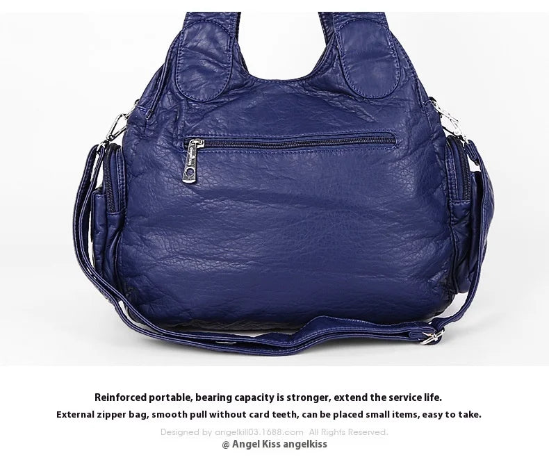 Women Fashion Handbags Women Shoulder Bags PU Leather Handbag Female Satchel Big-capacity Shoulder Purse Bag Bolsa Feminina