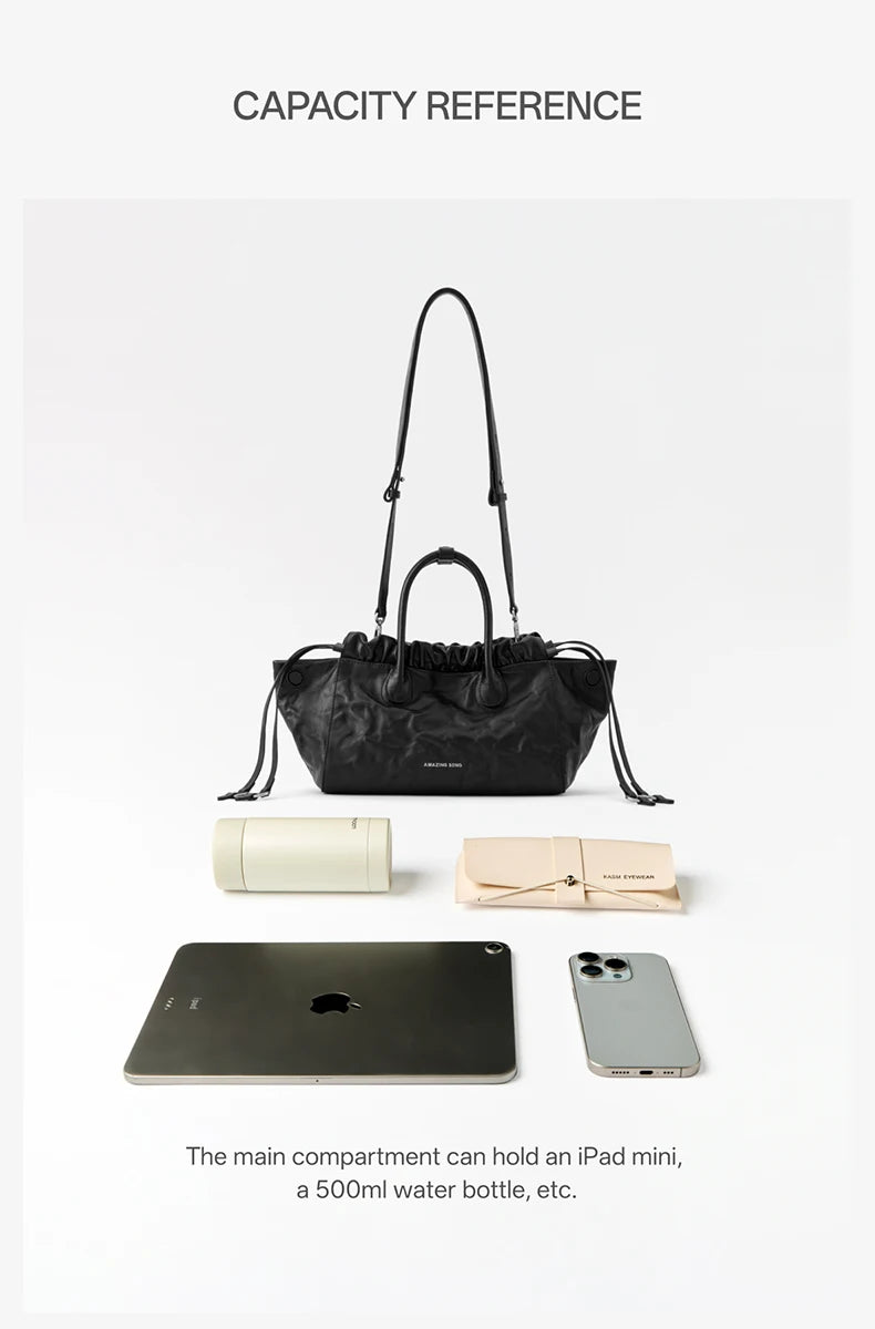 Amazing Song Cloud Hobo Bag – Genuine Leather Crossbody