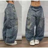 Y2K Vintage Punk Baggy Jeans