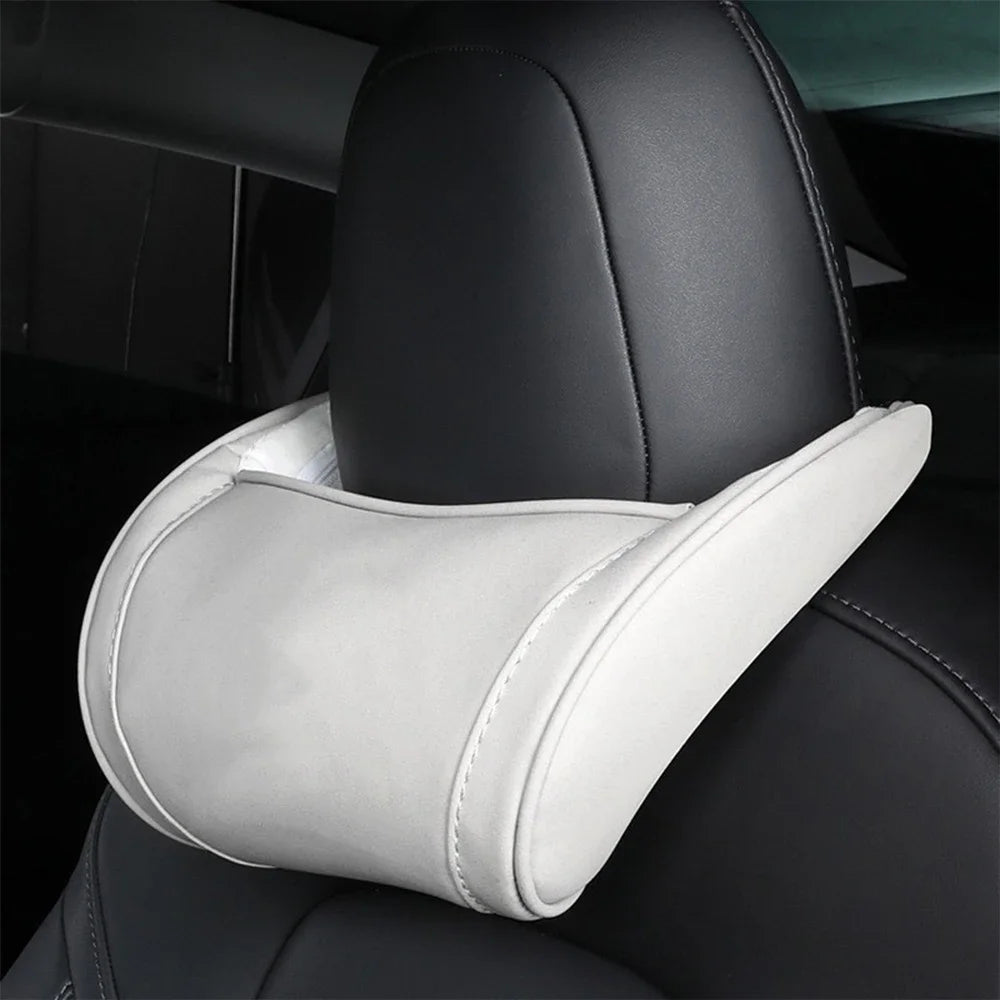 Neck Pillow Headrest Pillow Automobile Seat Neck Rest Auto Seat Head Support Pillow  Accessories suit For Tesla Model 3 Y X S