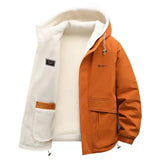 Men’s Fleece-Lined Hooded Winter Jacket