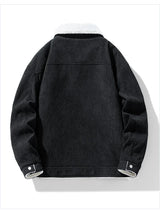 Men's Corduroy Fleece Jacket – Warm Winter Coat