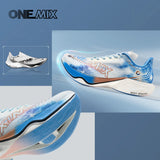 ONEMIX-Nylon Carbon Board Marathon Running Racing Shoes, Professional Stable Support, Shock-relief, Ultra-light Rebound Sneaker