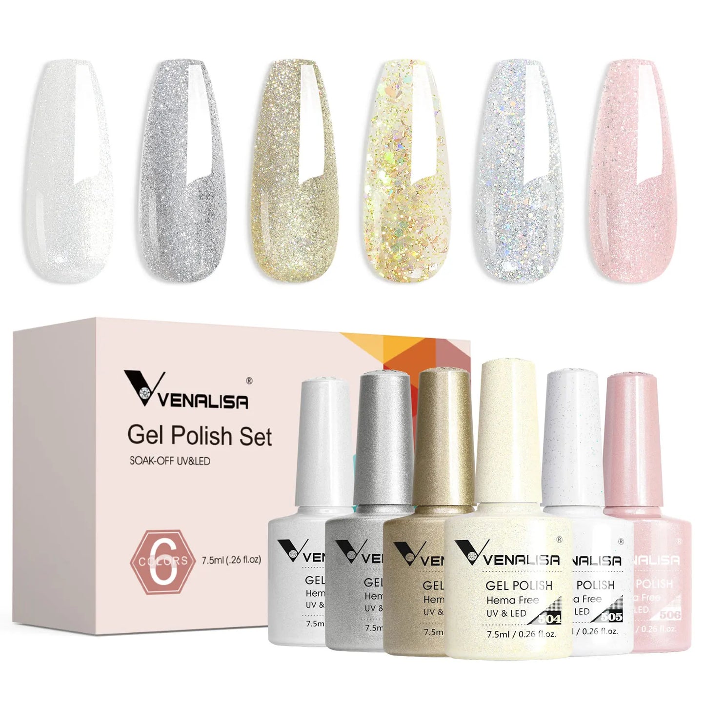 Venalisa HEMA-Free Gel Polish Kit – Autumn Color Collection