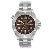 FeelNever Profession Casual Sports Mechanical Man Watch Stainless Steel Sapphire Crystal 50Bar Auto Date Wristwatch Reloj Hombre