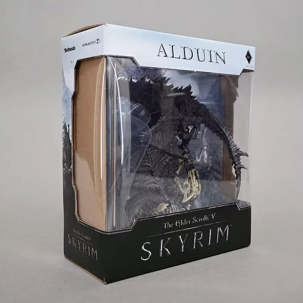 Elder V Skyrim Alduin Deluxe Action Figure Box Set dragon Figure