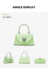 Bafelli Genuine Leather Doctor Bag – Animal Print Handbag