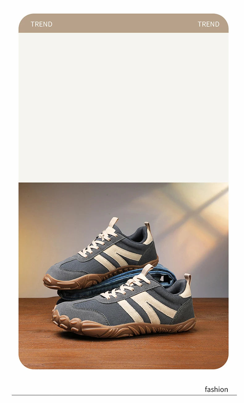 2026 New Wide Toe Barefoot Shoes Mens Womens Zero Drop Minimalist Sneakers Retro Outdoor Non Slip Walking Shoes Casual Sneaker