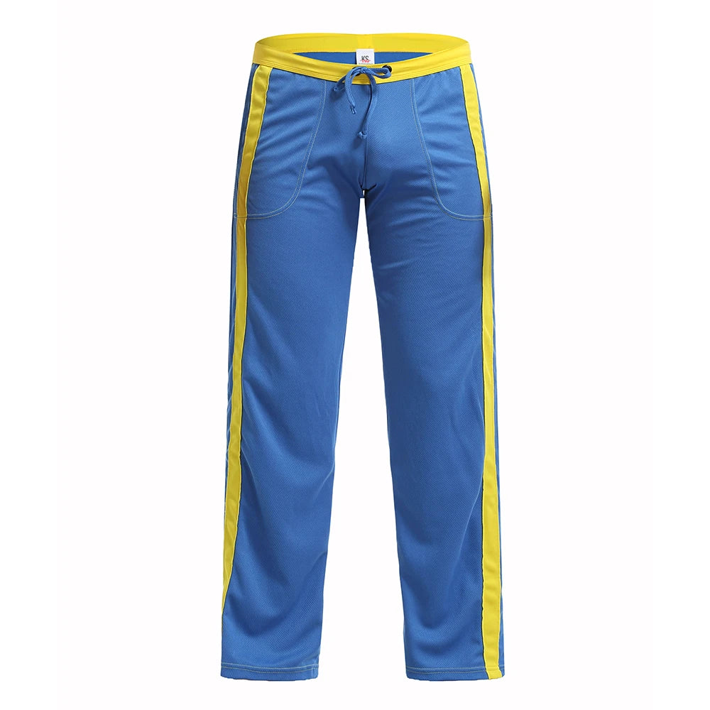 Men's Nylon Jogger Pants with Elastic Waist