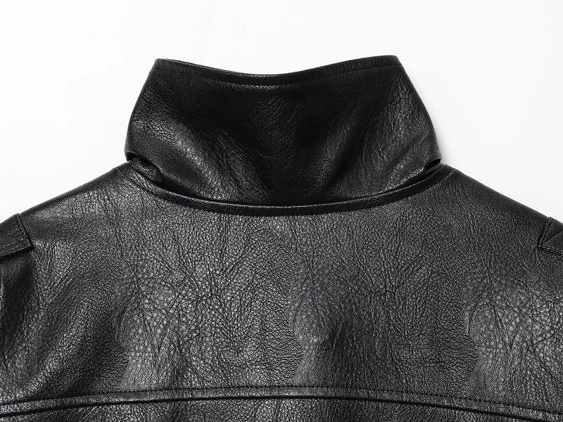 MUJER Faux Leather Jackets for Women Oversize Women's Bomber Jacket Fashion Winter Womens Coats Outerwears Demi-season Jackets