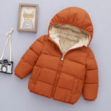 Kids’ Plush Cartoon Hooded Jacket