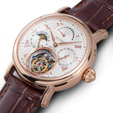 SUGESS 40mm Tourbillon Moonphase Watch | Seagull ST8007