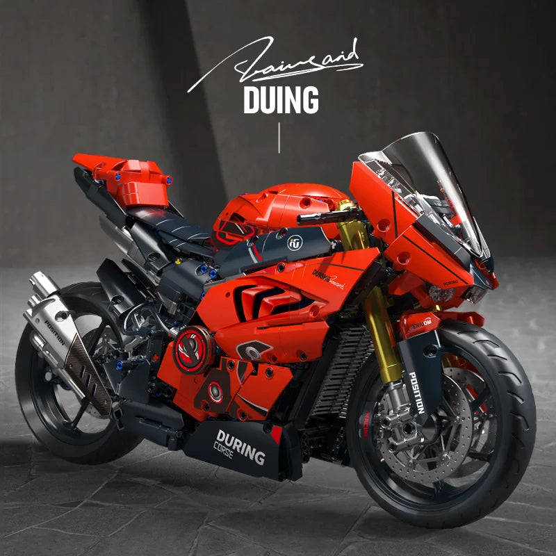 ToylinX 1:5 Motorcycle Building Set, 2024 Pieces