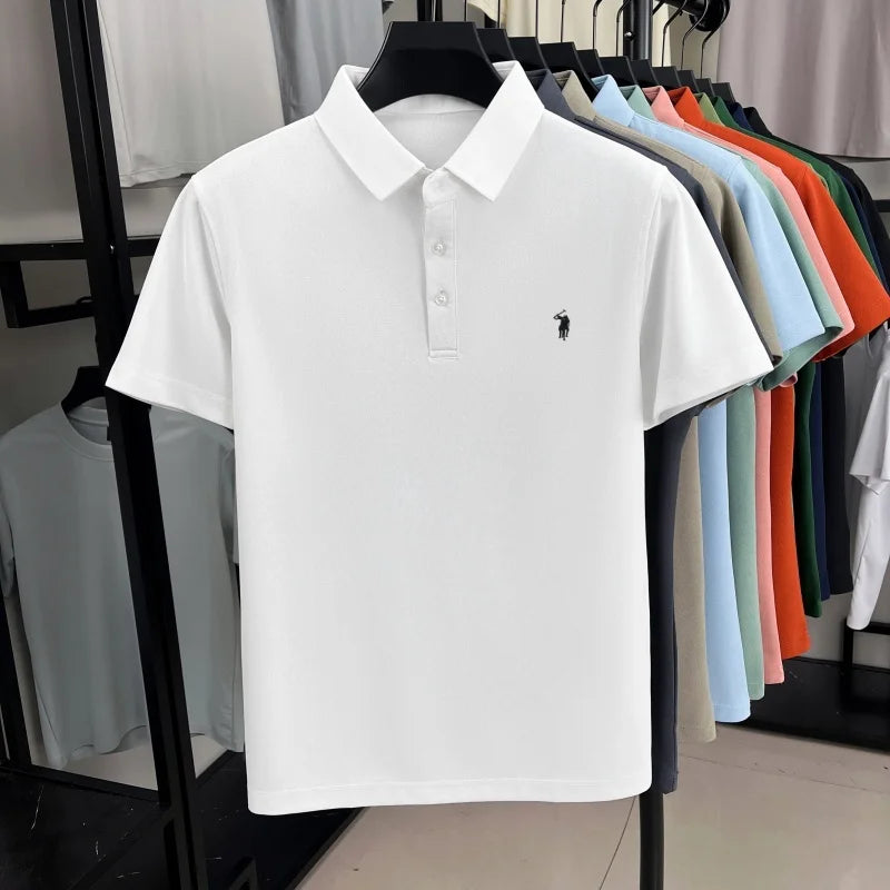 Pony Embroidered Men's Polo Shirt | Premium Summer Comfort
