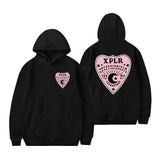 Sam and Colby XPLR Men's and Women's Hooded Sweatshirt Long sleeved Casual Hoodie Warm Street Clothing Top Winter