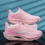 2026 Men Sports Running Shoes Carbon Board Air Cushion Breathable Lightweight Women's Comfortable Athletic Nonskid Sneakers