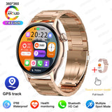 2026 New Lady Fashion Smart Watch women AMOLED HD Screen GPS Sport Heart Rate Bluetooth Call Waterproof Outdoor Smartwatch Women