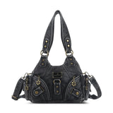Angelkiss Women Handbags Rose Soft Tote Bag Small Top-handle Purse Fashion Satchel Multi-Pockets Shoulder Bag Hobos Phone Pack