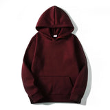 Fleece Pullover Hoodie with Pockets