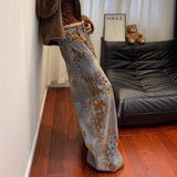 Women's High-Waist Wide-Leg Vintage Jeans