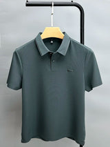 Men's Diamond Emblem Short-Sleeve Polo Shirt