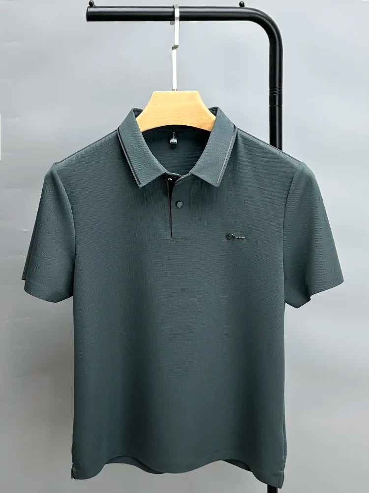 Men's Diamond Emblem Polo Shirt | Premium Casual