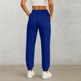 Women's High-Waist Drawstring Straight-Leg Pants