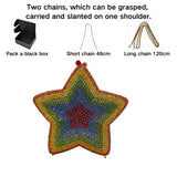 New Star Diamond Dinner Bag Foreign Trade Banquet Diamond Hand Bag Women's Bag Starr Lane Stone Crach