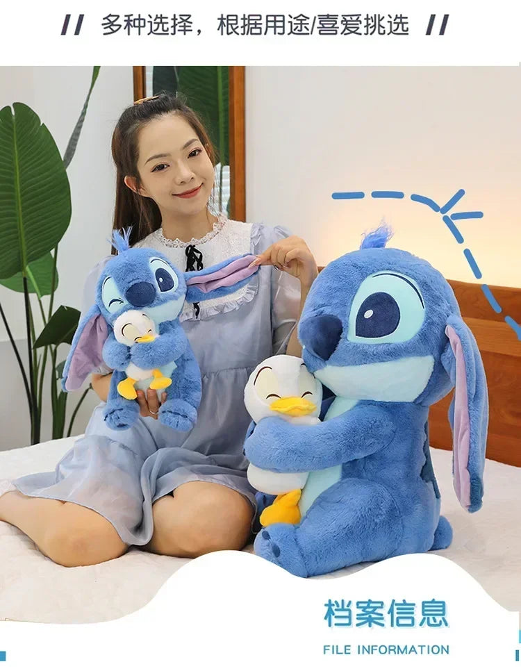 Disney Stitch & Duck Plush Doll