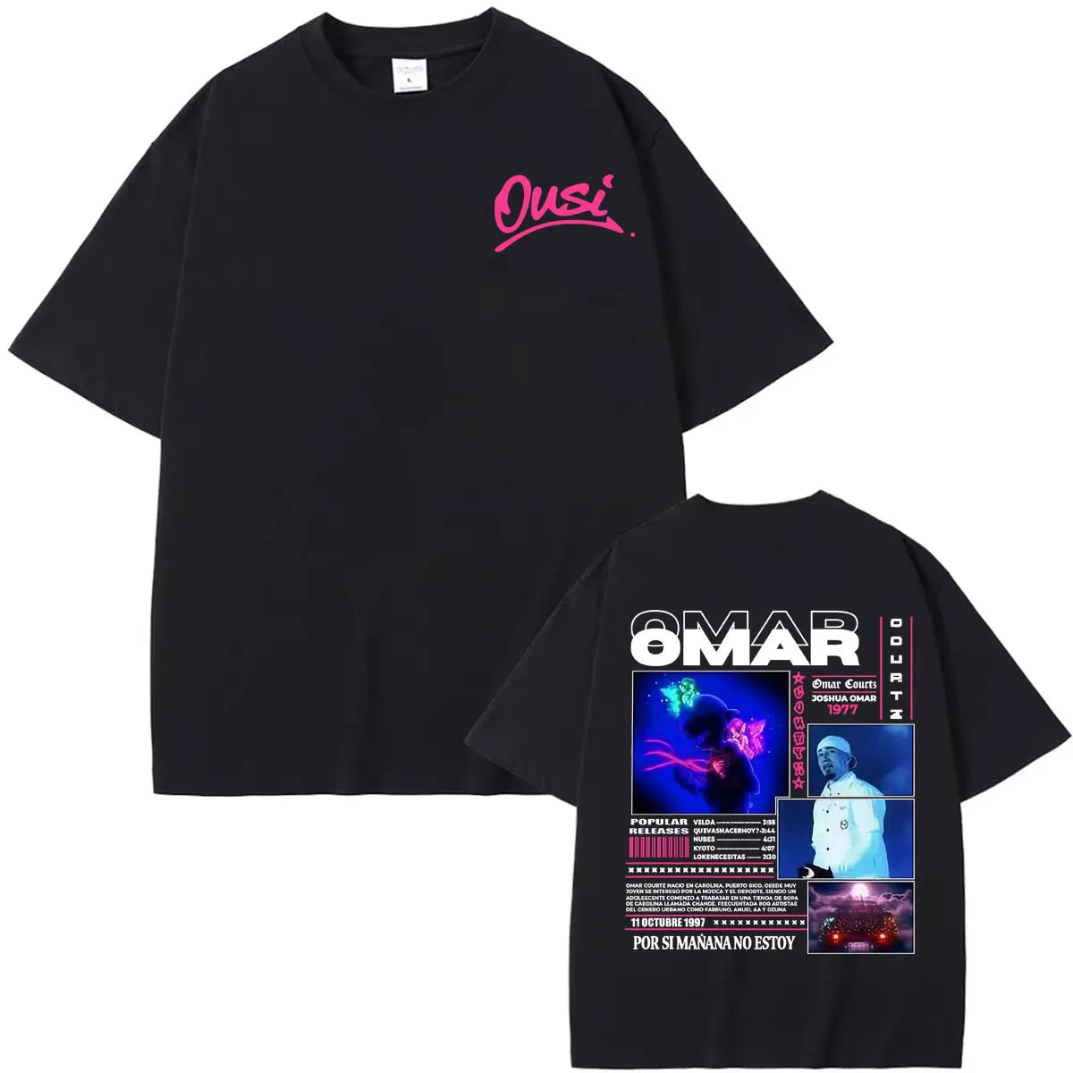 Omar Courtz 2026 Tour Cotton Graphic T-Shirt
