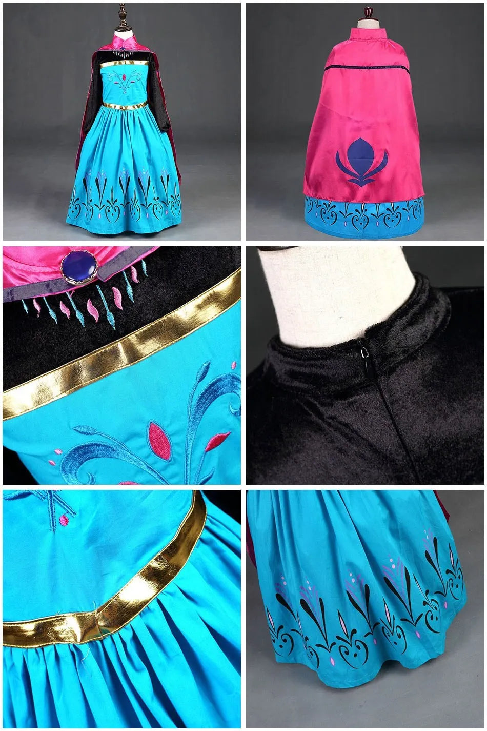 Enchanting Princess Cosplay Party Dress