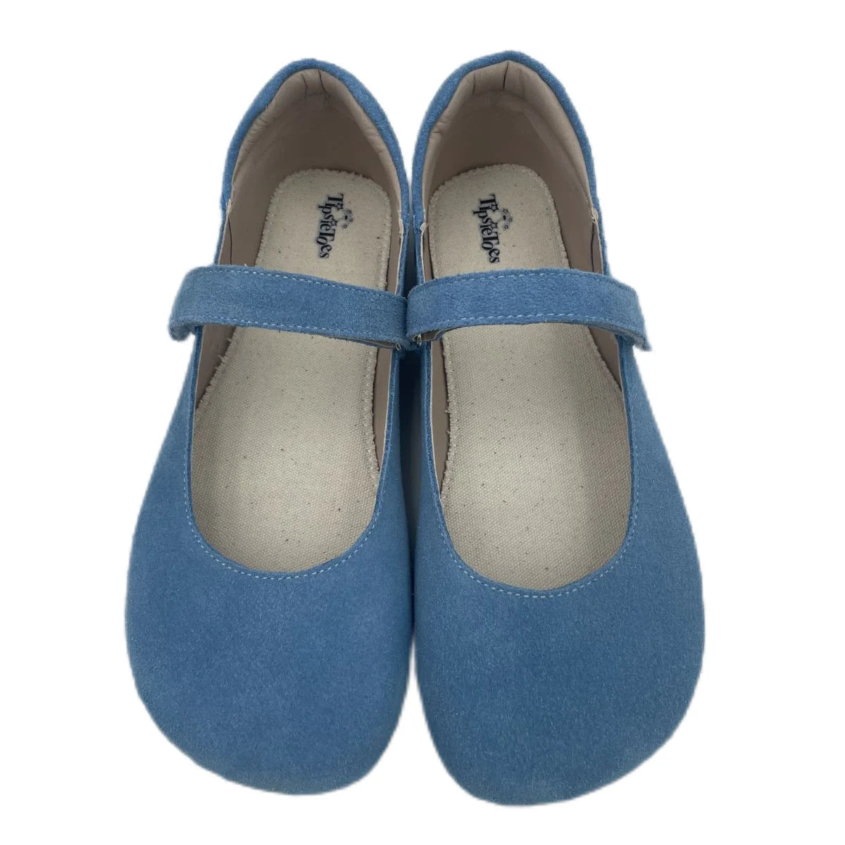 Tipsietoes 2026 Sprinng Autumn Barefoot Cow Suede Genuine Leather Women Ballerina With Zero Drop Flat Soft Sole Wider Toe Box