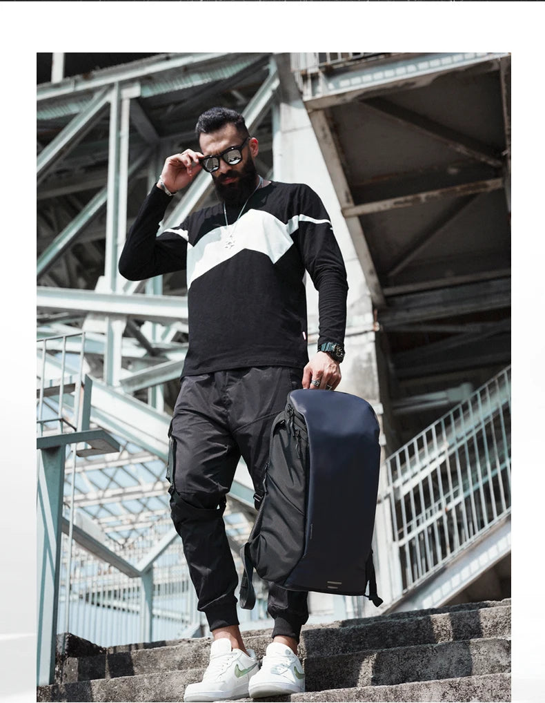 TANGCOOL Men Backpack Large Capacity 17 Inch Laptop Business Work Travel Backpack for Male Women Schoolbag