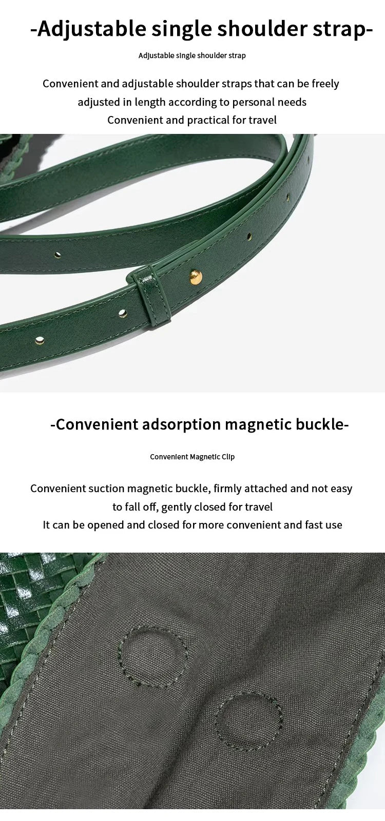 Luxury Women's Shopping Bag New High-End Hand-Woven Leather Bucket Bag Large-Capacity Shoulder Messenger Bag Commuter Tote Bag
