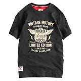 Men's Vintage Motorcycle Cotton T-Shirt