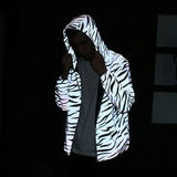 Men's Reflective Night-Shine Hooded Windbreaker