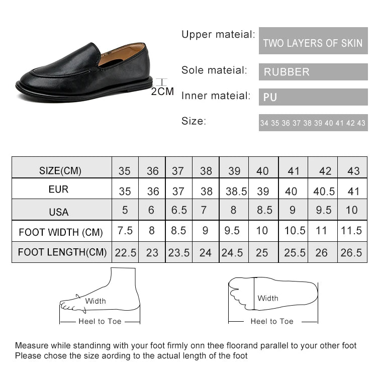 DIMANYU Women's Genuine Leather Loafers – Elegant Flats