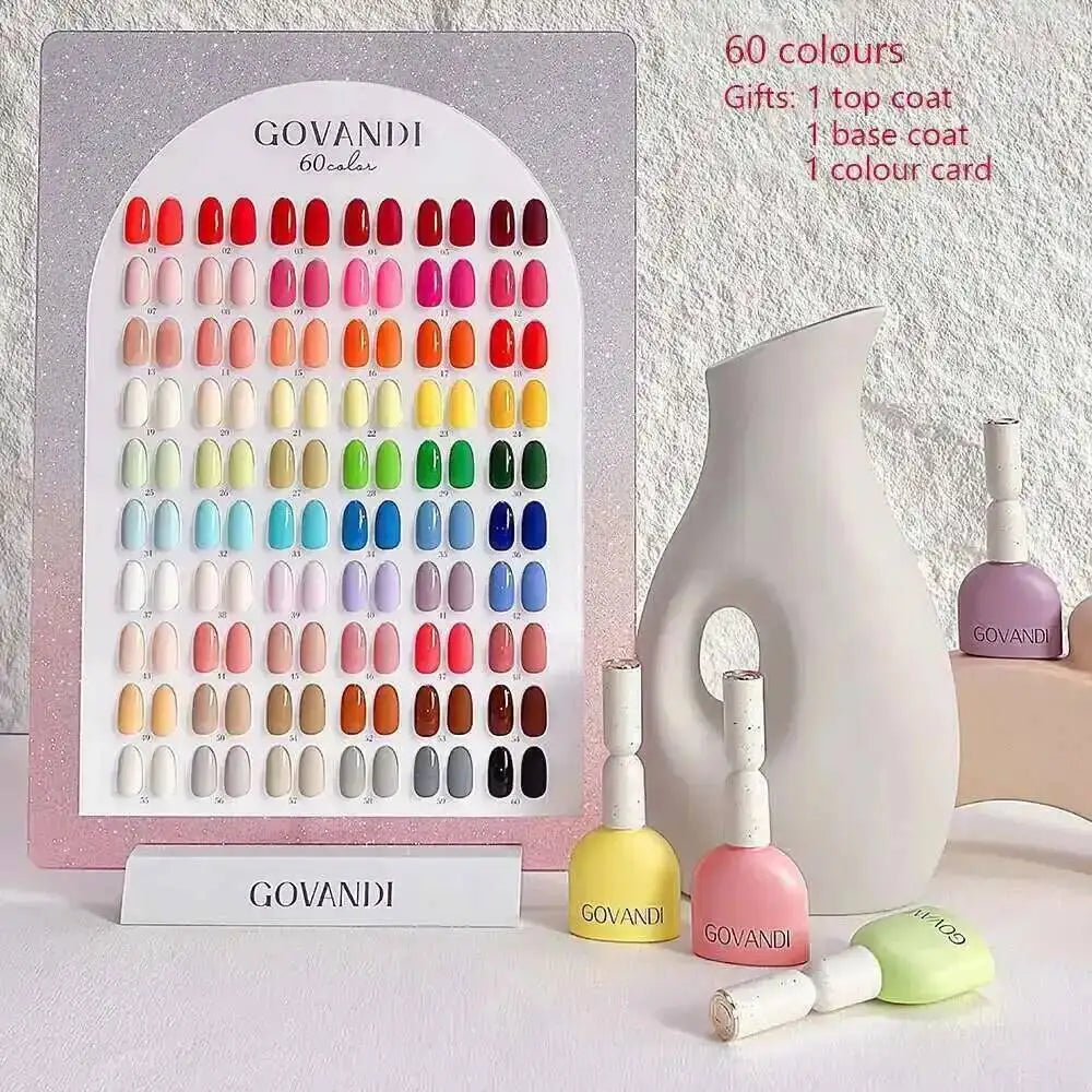 High Quality Korean Gel Polish Set Autumn  Winter Color Gel Kit Nail Salon Wholesale Marnicure Soak Off UV LED Nail Varnish Set