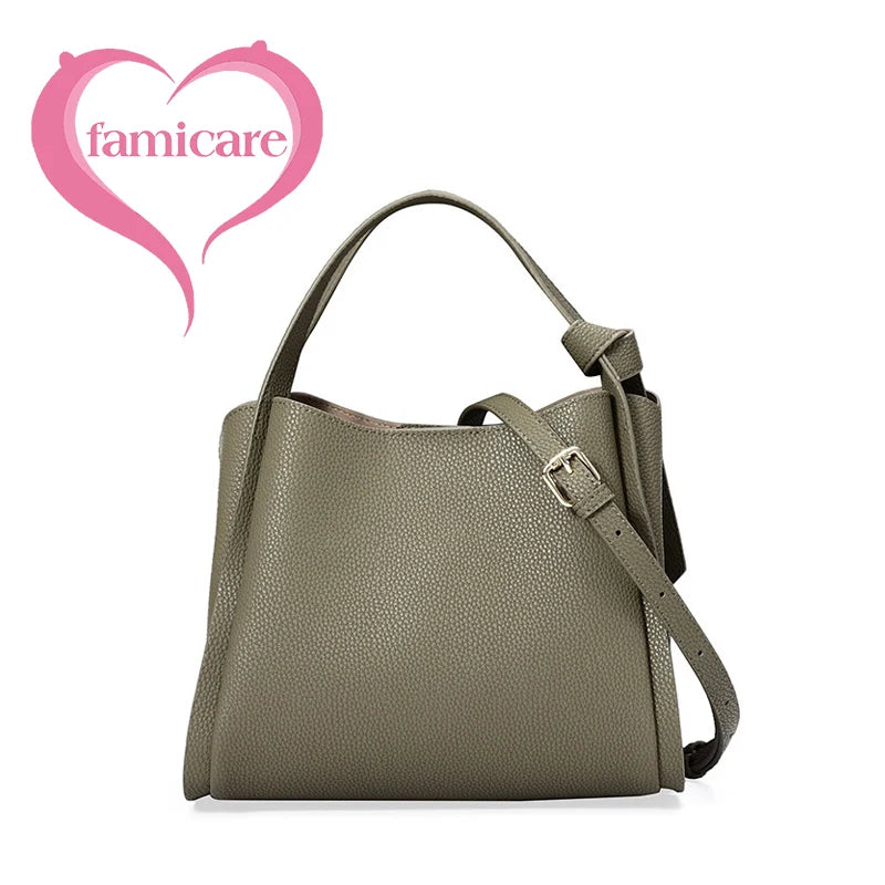 2025 Fall Winter New Suede Leather Tote Bag Unique Vintage Large Capacity Shoulder Crossbody Handheld Bag Durable Women Handbag