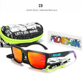 KDEAM Men's Polarized Sunglasses Square Casual Outdoors Sun Glasses Women Unisex Sunglass For Couple With New Package
