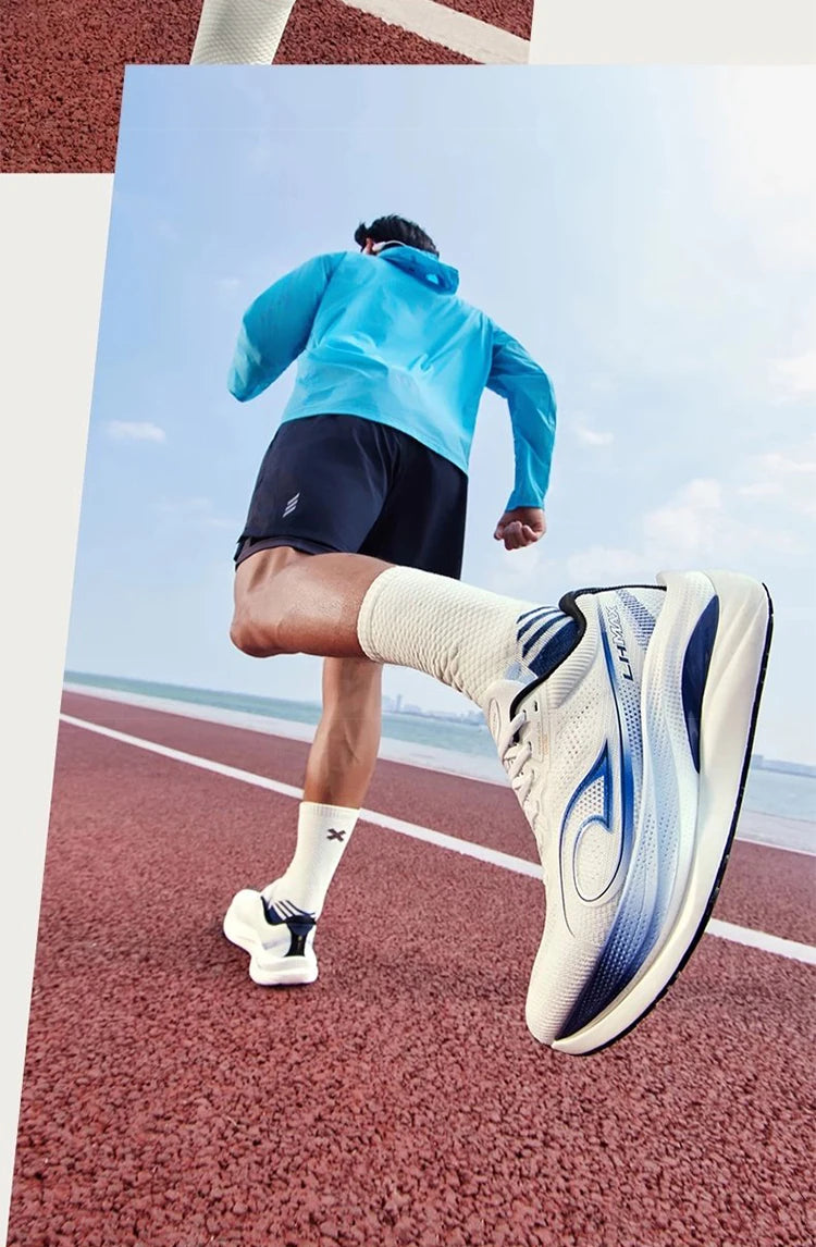 QIAODAN LH 600 Max Men's Running Shoes Breathable Sport Shoes 2026 Thick-soled Lightweight Jogging Sneakers QXB023254214R