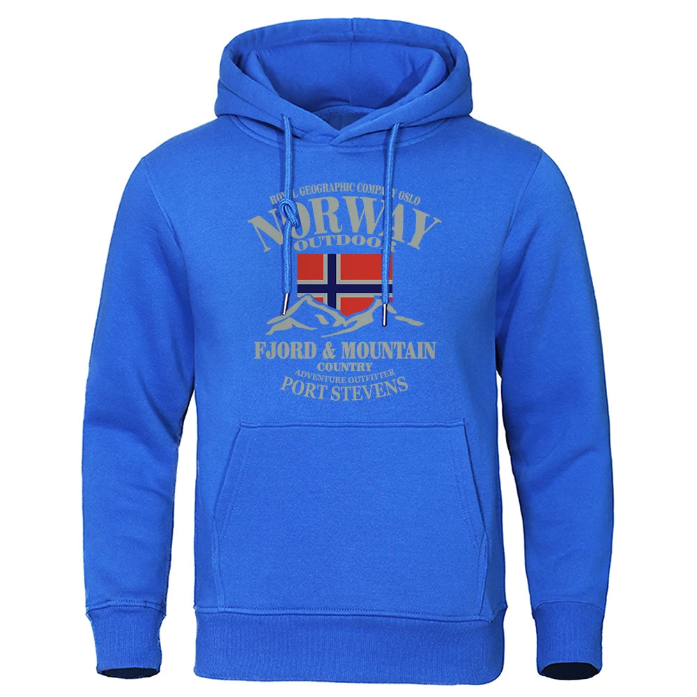 Norway Mountain Oversize Hoodie